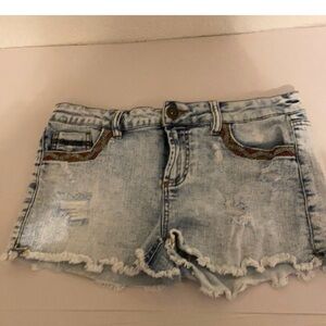 Sapphire Ink Jean Shorts